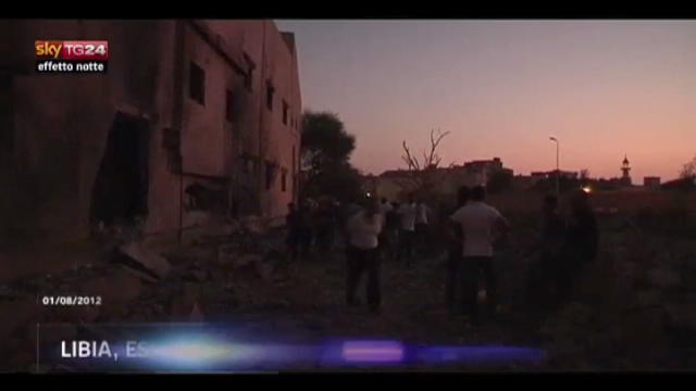 Effetto Notte, Libia: esplosione in edificio intelligence