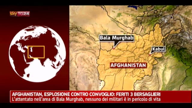 Afghanistan, esplosione contro convoglio: feriti 3 militari