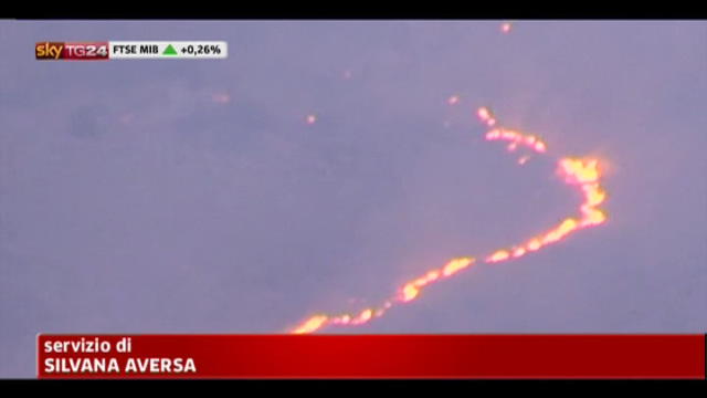 Emergenza incendi, a Roma fiamme su Monte Mario