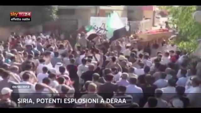 Effetto Notte, Siria: potenti esplosioni a Deraa