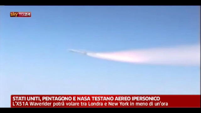 Stati Uniti, Pentagono e Nasa testano aereo ipersonico