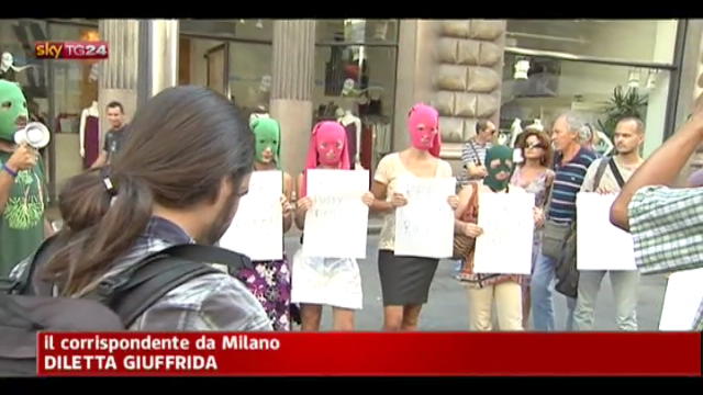 Pussy Riot, sit in a Milano contro la sentenza