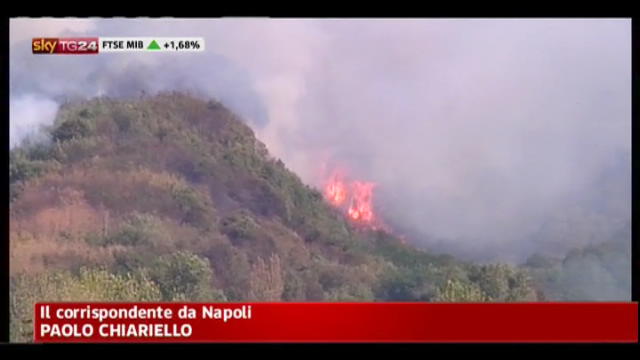 Piromani in azione, la Campania in fiamme da giorni