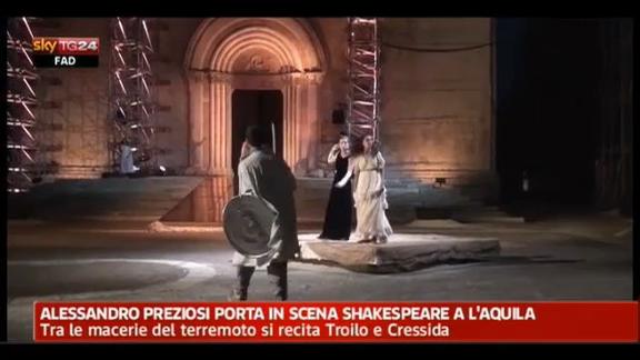 Alessandro Preziosi mette in scena Shakespeare a L'Aquila