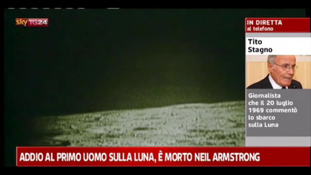 Tito Stagno ricorda Neil Armstrong