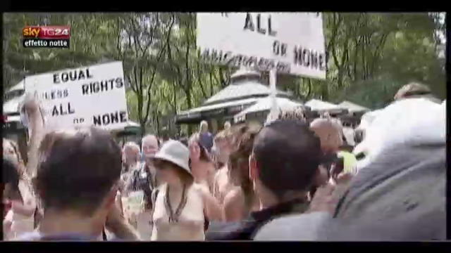 Lost & Found, Stati Uniti: celebrato a New York topless day
