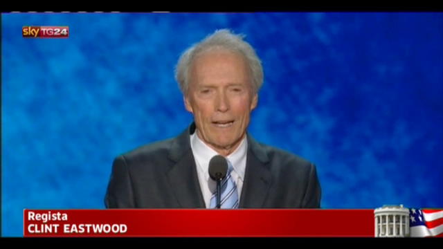 USA 2012, Clint Eastwood alla Convention Repubblicana