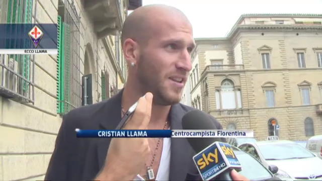 Llama: sono alla Fiorentina per mostrare il mio valore