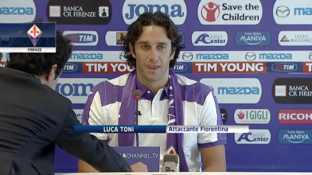 Fiorentina, Toni: "Sono tornato a casa"