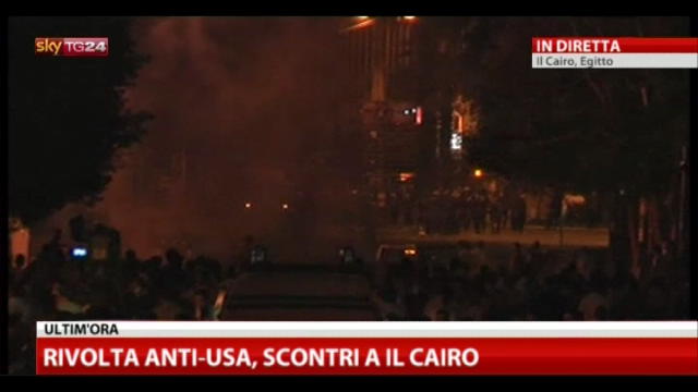Rivolta anti-Usa, scontri a il Cairo