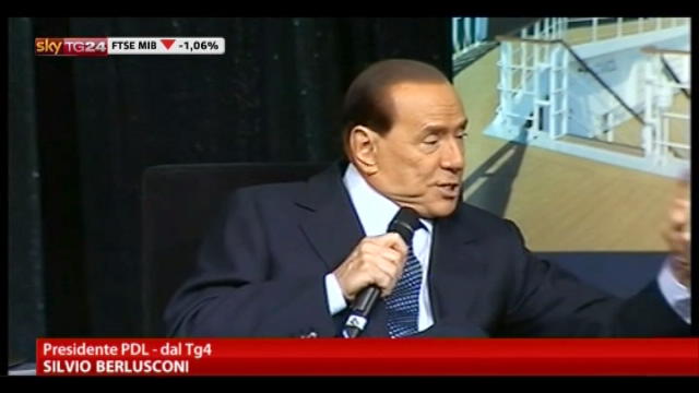 Berlusconi: aboliremo l'IMU come fatto con l'ICI