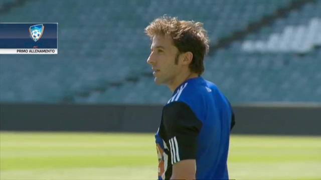 Sydney, primo allenamento per Alex Del Piero