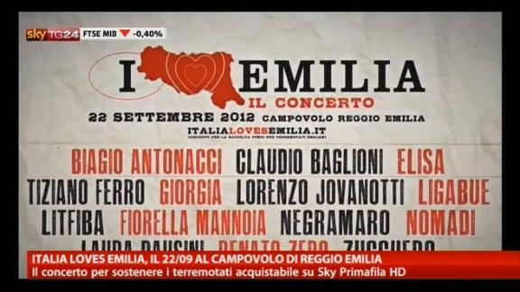 Italia Loves Emilia, il 22/09 al Campovolo di Reggio Emilia