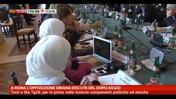 A Roma l'opposizione siriana discute del dopo Assad
