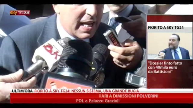 Gasparri: noi e Berlusconi contrari a dimissioni Polverini