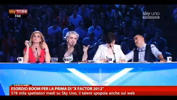Esordio Boom per la prima di "X Factor 2012"