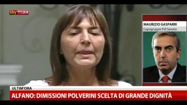 Dimissioni Polverini, Gasparri: nessuna accusa per lei