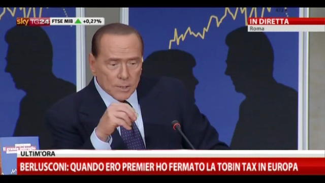 Berlusconi: "Mi opposi fortemente al Fiscal Compact"