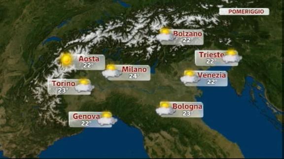 Meteo Italia 01.10.2012 sera