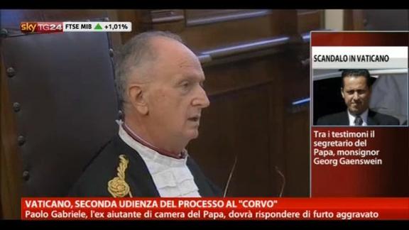 Vaticano, seconda udienza del processo al "Corvo"