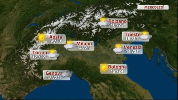 Meteo Italia 02.10.2012 pomeriggio