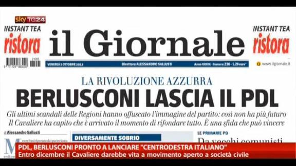 Pdl, Berlusconi pronto a lanciare "Centrodestra Italiano"