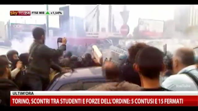 Milano, la Polizia carica gli studenti