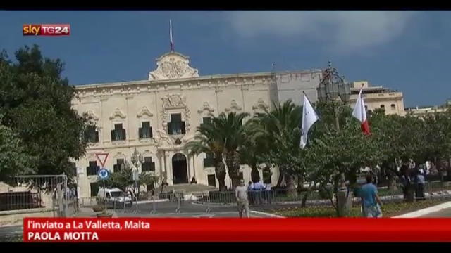 Monti a Malta per il vertice del dialogo Mediterraneo