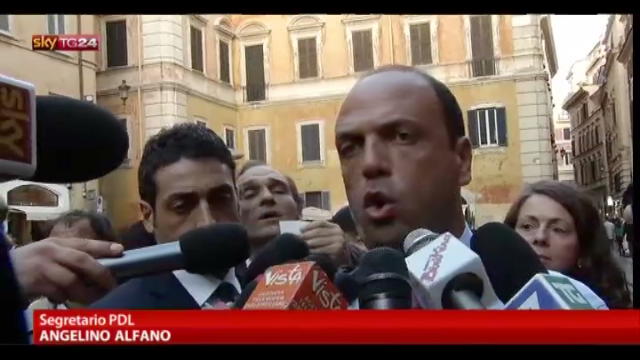 Alfano:Berlusconi pronto a passo indietro per unire moderati