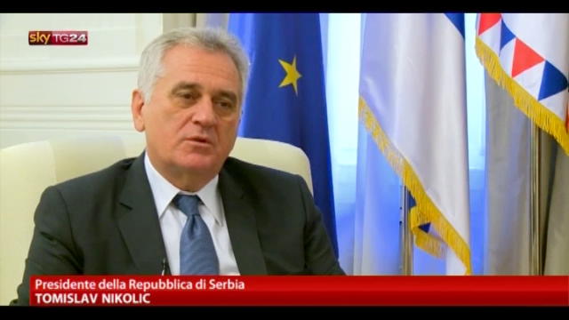 A Sky TG24 il presidente serbo parla sul progetto Fiat
