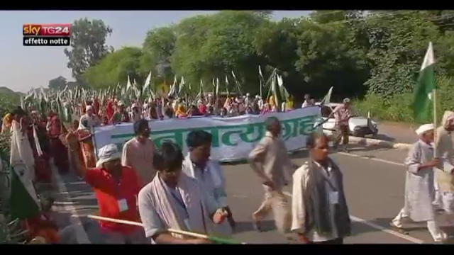 Effetto Notte, India: 35mila in marcia verso New Delhi
