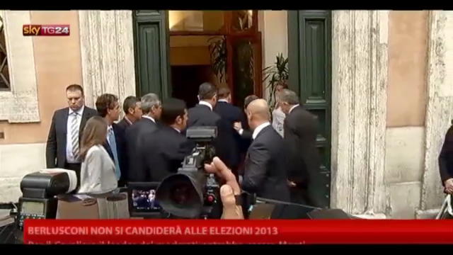 Berlusconi non si candiderà alle elezioni 2013