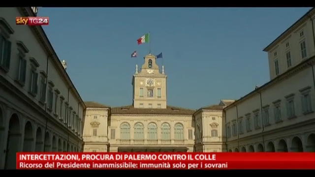 Intercettazioni, procura di Palermo contro il Colle