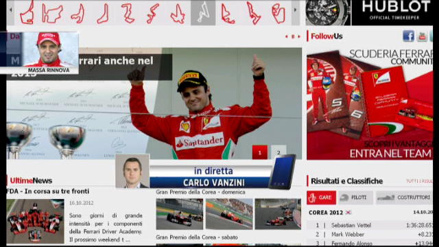 Ferrari, Felipe Massa rinnova per il 2013