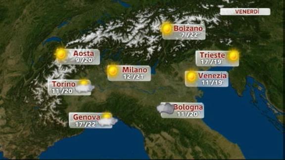 Meteo Italia 17.10.2012 sera