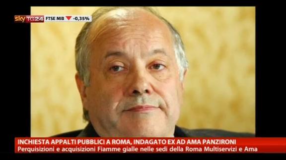 Inchiesta appalti pubblici Roma,indagato ex Ad Ama Panzironi