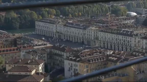Juventus - Napoli vista dalla mole antonelliana