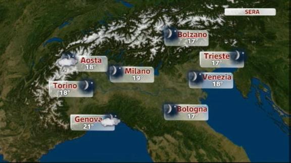 Meteo Italia (21.10.2012) pomeriggio