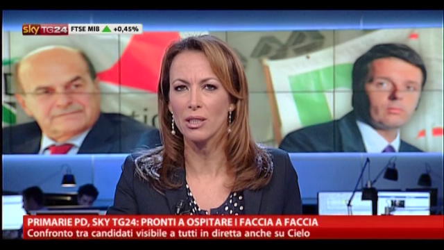 Primarie Pd, Sky TG24: pronti a ospitare faccia a faccia