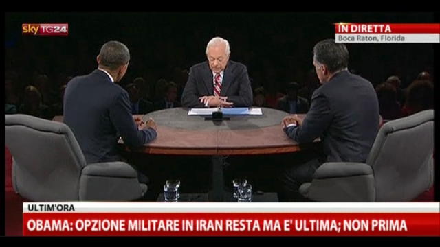8- Romney: opzione militare in Iran è ultima opzione