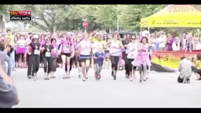 Lost & Found, Usa: tacchi rosa in corsa contro il cancro