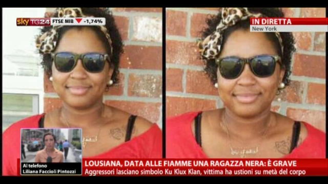 Louisiana, data alle fiamme una ragazza nera: è grave