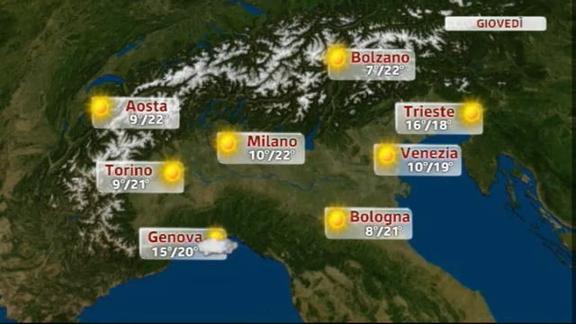 Meteo Italia (24.10.2012) sera