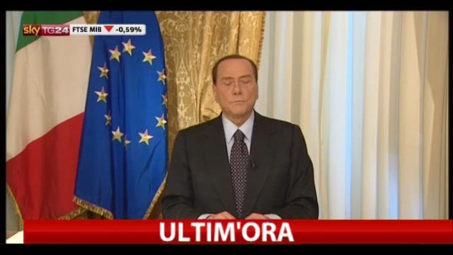Il videomessaggio di Silvio Berlusconi