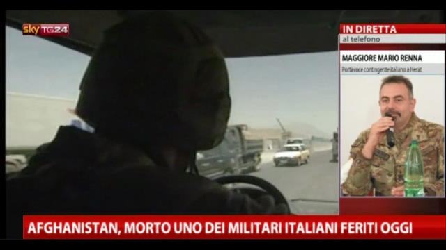Afghanistan, morto uno dei militari italiani feriti oggi