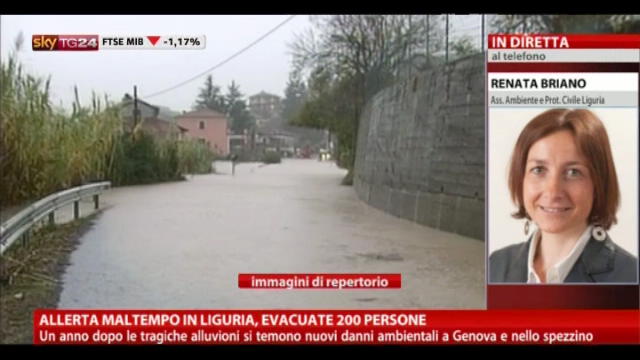 Allerta maltempo in Liguria, evacuate 200 persone