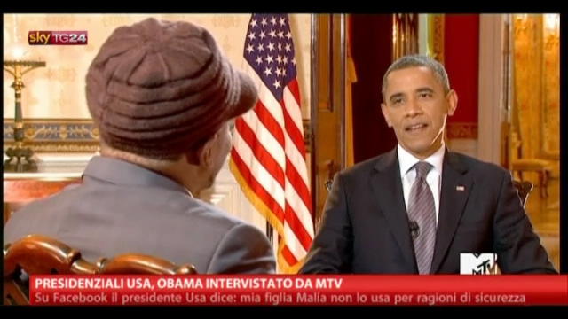 Presidenziali USA, Obama intervistato da MTV