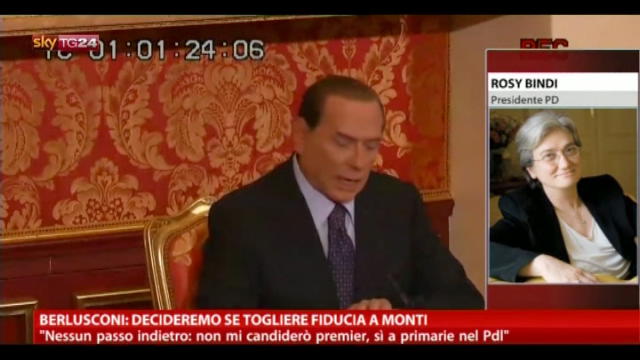 Sentenza Berlusconi: intervista a Rosy Bindi