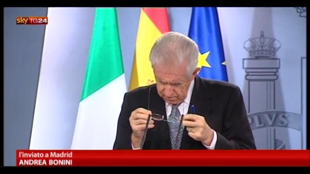Madrid, Monti cerca sobrietà nella risposta a Berlusconi