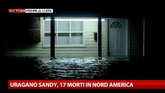 Uragano Sandy declassato a tempesta tropicale